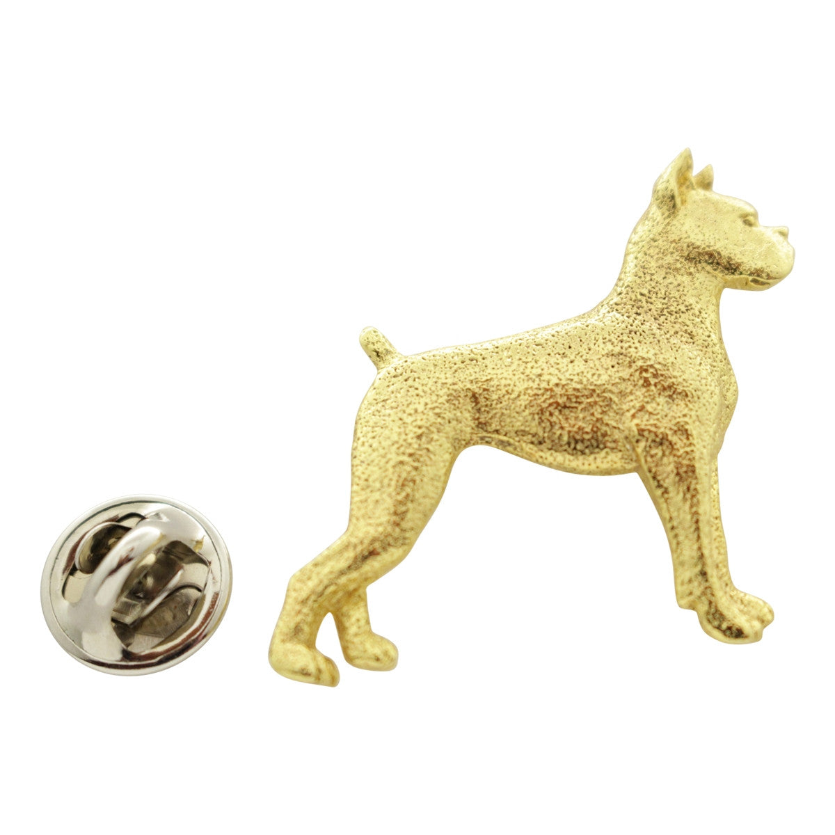 Boxer Pin ~ 24K Gold ~ Lapel Pin ~ Sarah's Treats & Treasures